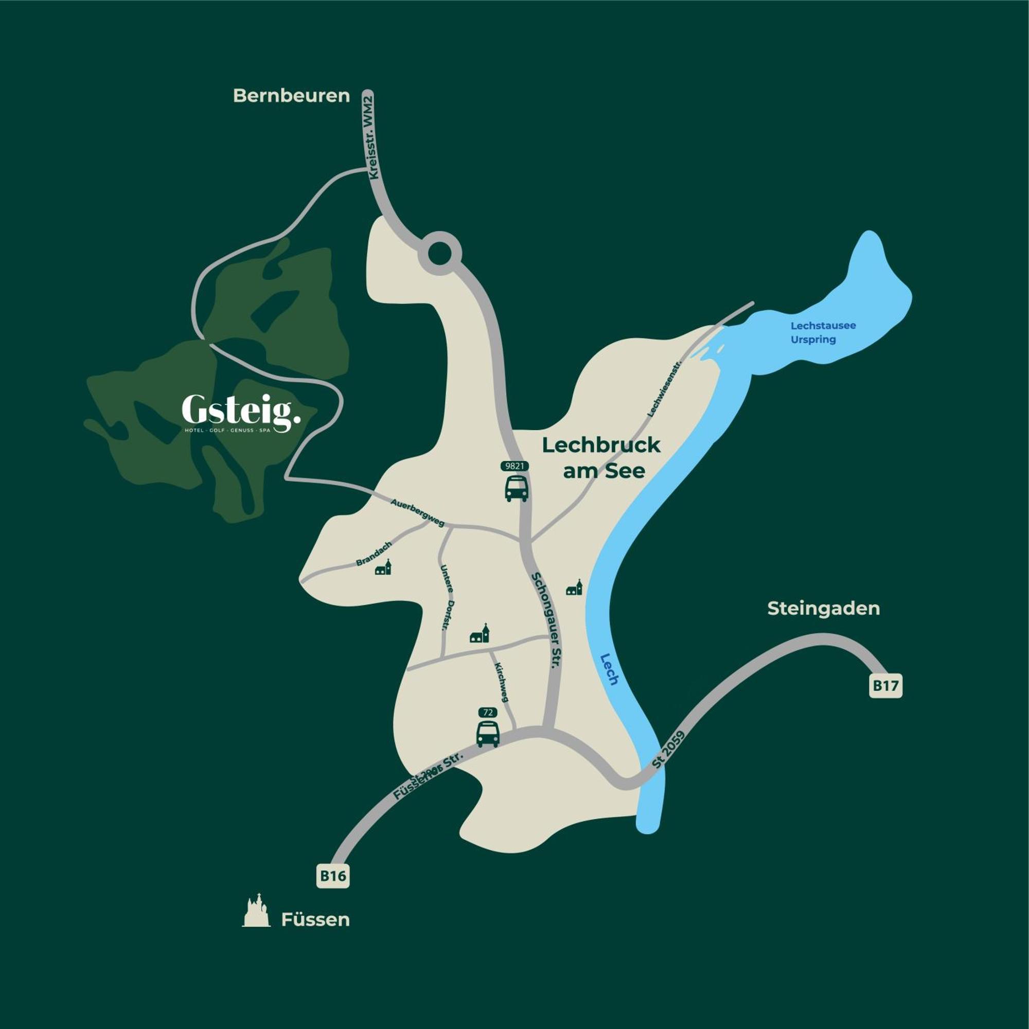 Hotel Auf Der Gsteig Gmbh Lechbruck Ngoại thất bức ảnh